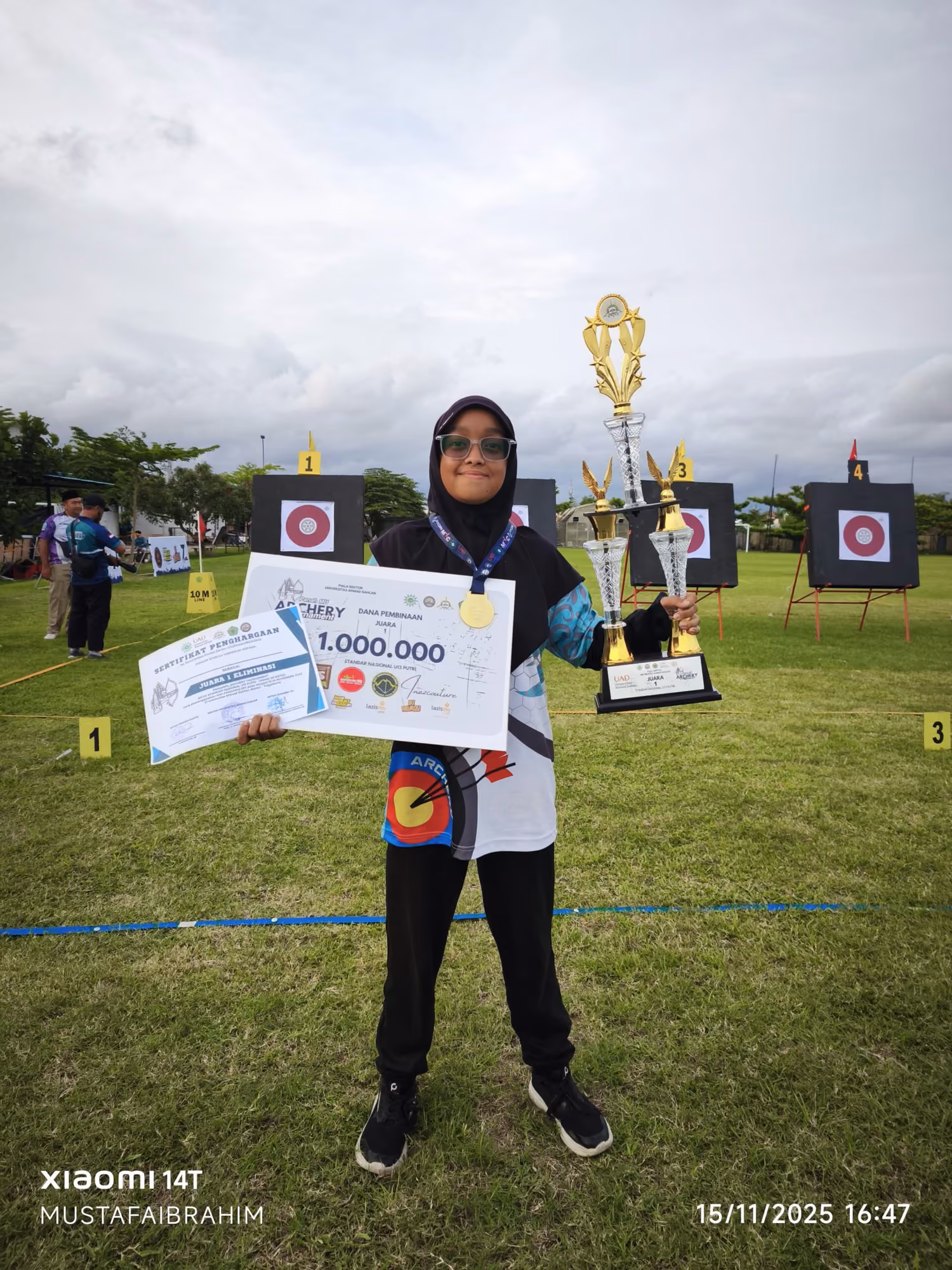 Nadia Salsabila Sabet Gelar Juara 1 Archery (Panahan), Tampil Dominan Sejak Babak Penyisihan