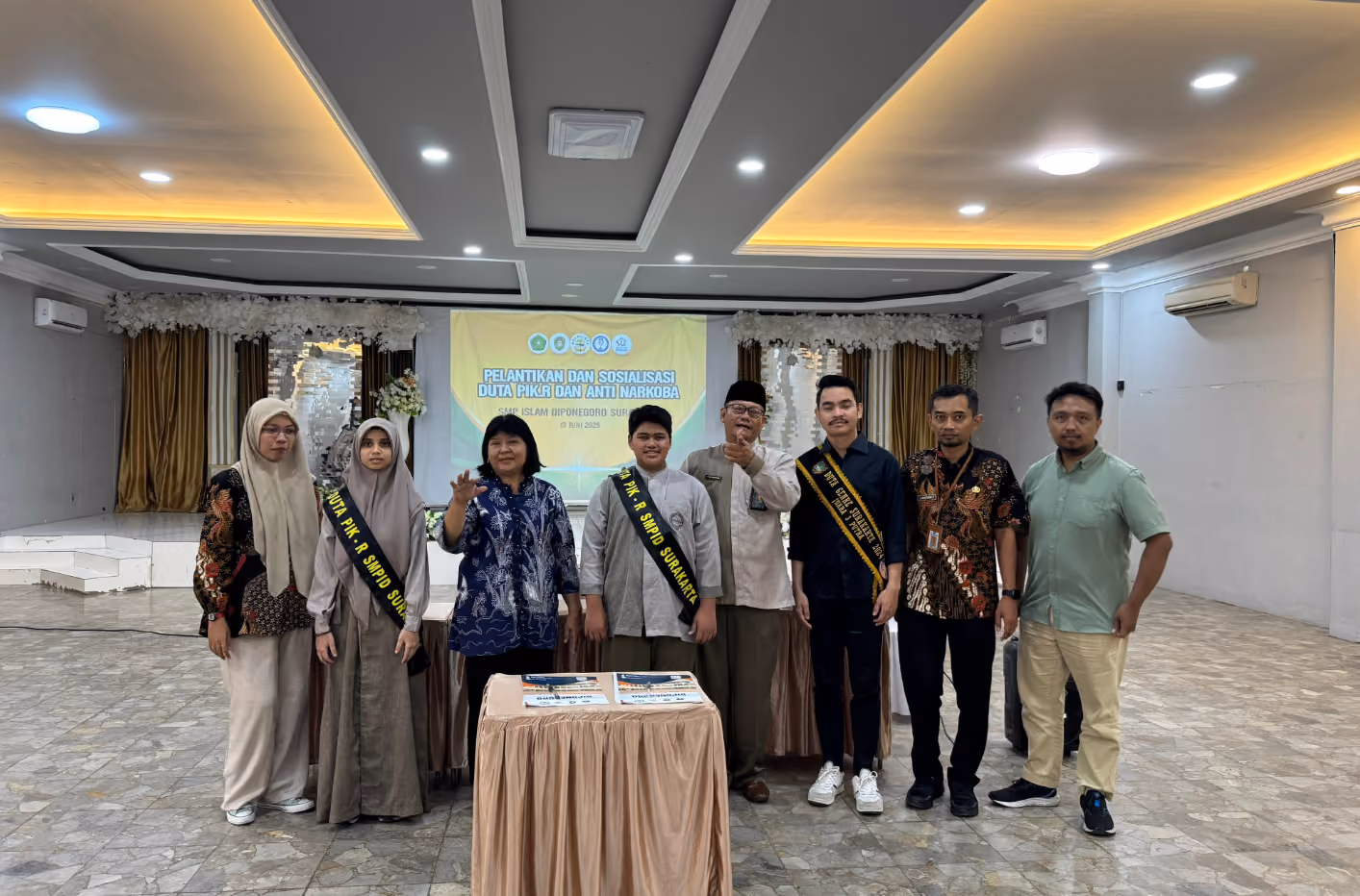 Pelantikan dan Sosialisasi Duta PIK-R serta Anti Narkoba di SMP Islam Diponegoro Surakarta